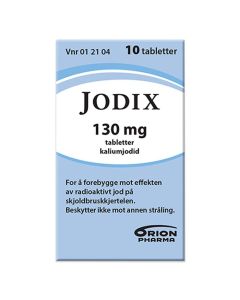 Jodix 130mg tabletter 10stk