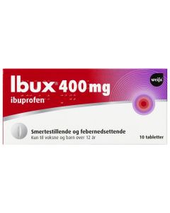 Ibux 400mg tabletter 10stk