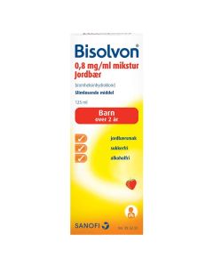Bisolvon mikstur jordbærsmak 0,8mg/ml 125ml