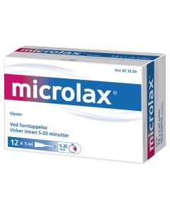 Microlax Klyster Rektalvæske 12x5ml