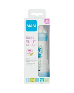 Mam tåteflaske easy start anti-colic 260ml blue