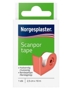 
Norgesplaster
Scanpor tape med dispenser 2,5cmx10m hvit 