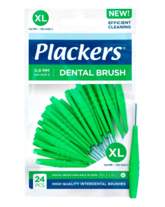 Plackersmellomromsbørste grønn 0,8 mm XL 24stk