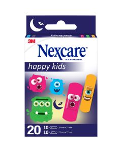 Nexcare happy kids monster 20