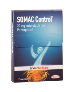 Somac Control 20mg enterotabletter 7stk