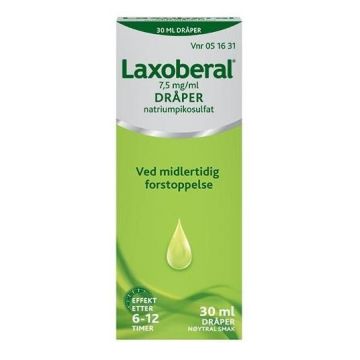 Laxoberal 7,5mg/ml dråper 30ml